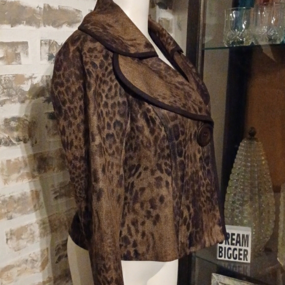 VEX Collection Leopard print Blazer - Picture 4 of 11